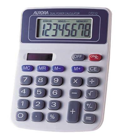 Aurora dt210 calculator