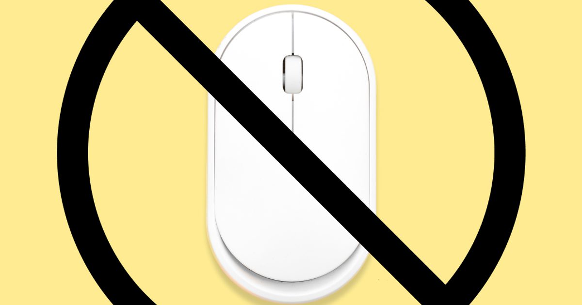 Navigating a website without a mouse